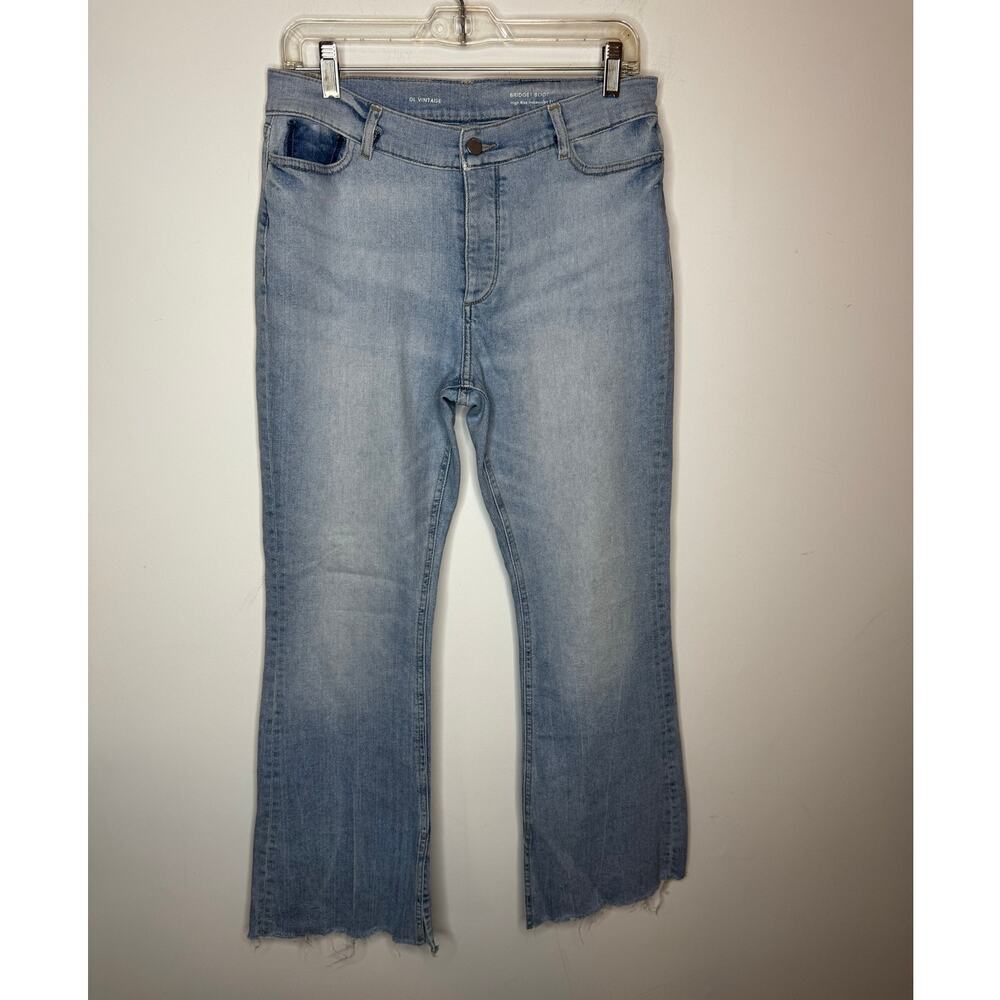 DL1961 Bridget Boot High Rise Instasculpt Bootcut Jeans Light Wash Denim Size 31